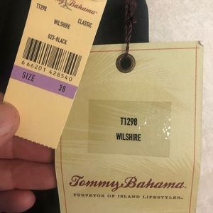 New Tommy Bahama Wiltshire black pants size 38 waist silky smooth pants